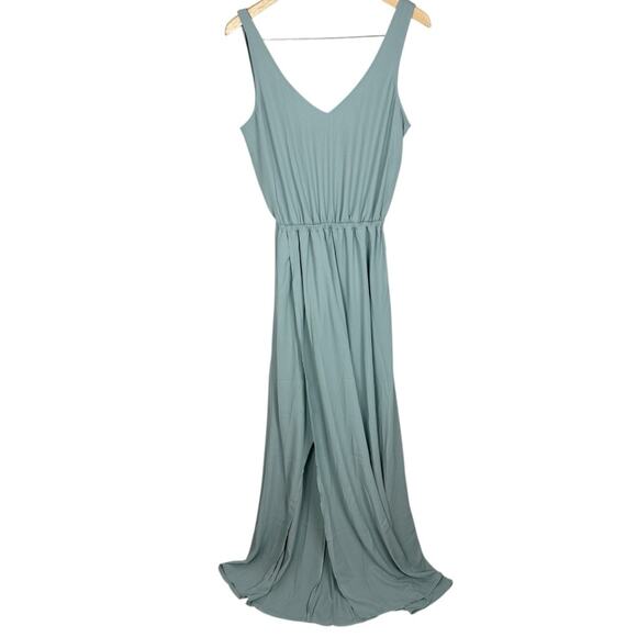 Show Me Your Mumu Kendall Maxi Bridesmaid Dress Solver Sage Crisp NWT - Picture 4 of 13